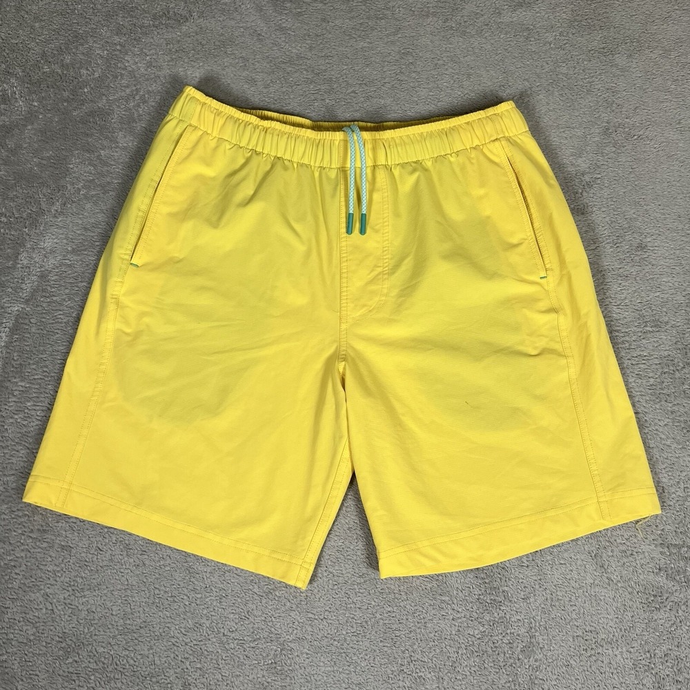 Myles Shorts Mens Medium Everday Short Yellow Running Training Athleisure